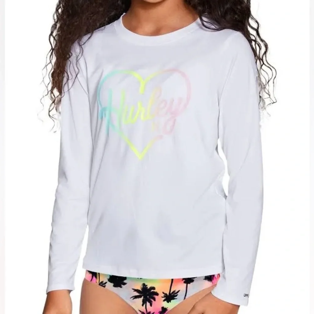 Hurley Girls' Long Sleeve Dri-Fit UPF 50+ Shirt - Sz 14/16